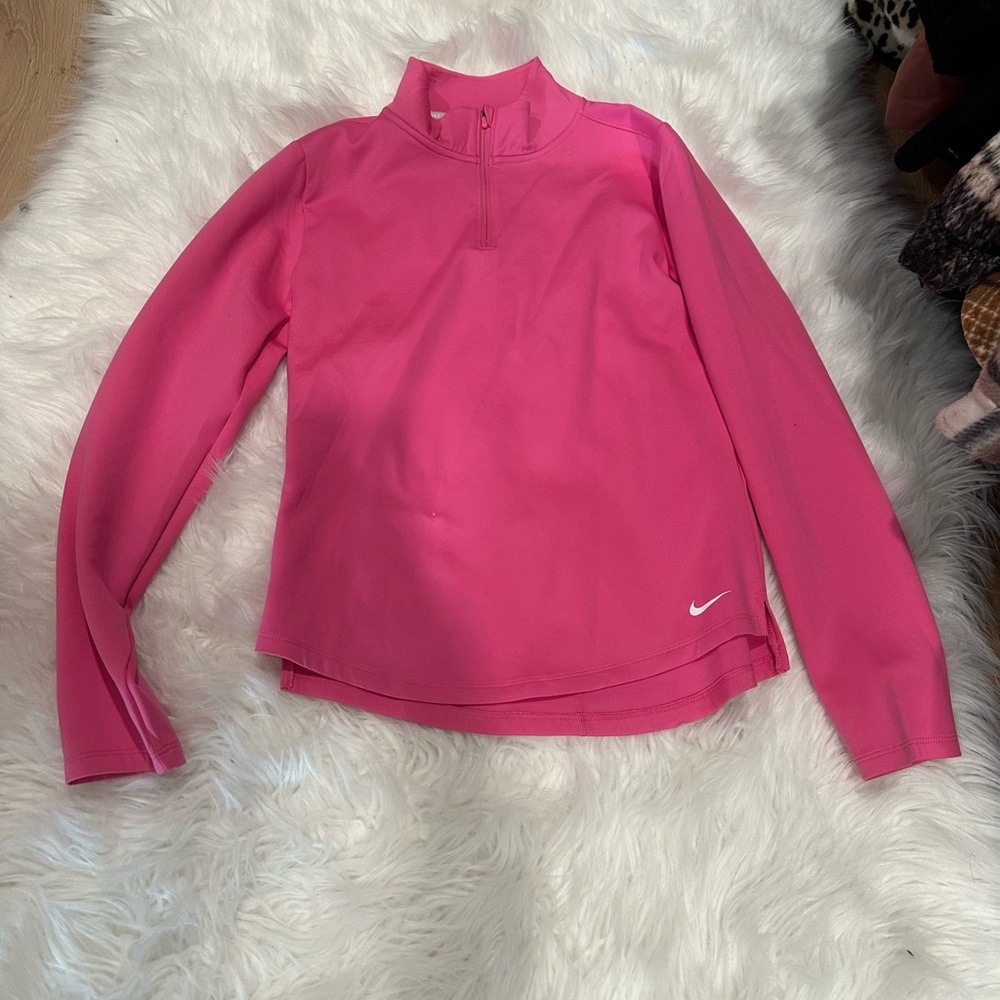 Nike Pink Long Sleeve Pullover